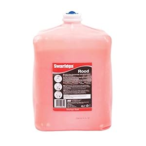 Johnson PSG944CE Swarfega Rood Krachtige Heavy Duty Handreiniger, 4-L-patroon, 4 stuks