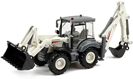 Motyy Static Alloy Diecast Excavator 1:50 4 Wheel Shovel Loader Two-way Forklift Bulldozer Back Hoe Loader Truck Car Model For Kids Toys