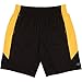 New Balance Boys' Big Performance Short with Contrast Side Panels, Black/Impulse, 18-20