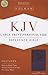KJV Large Print Personal Size Reference Bible, Purple LeatherTouch Indexed