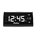 Magnasonic Alarm Clock Radio with USB Charging for Smartphones & Tablets includes Dual Alarm, Battery Backup, Auto Time Set & 1.2