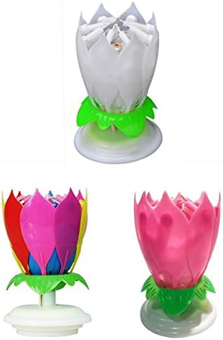 Music Birthday Candle - Special Offer 3 packs (F)