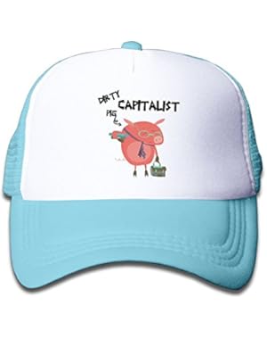 Dirty Capitalist Pig Baby Unisex Fashion Adjustable Baseball Trucker Hat