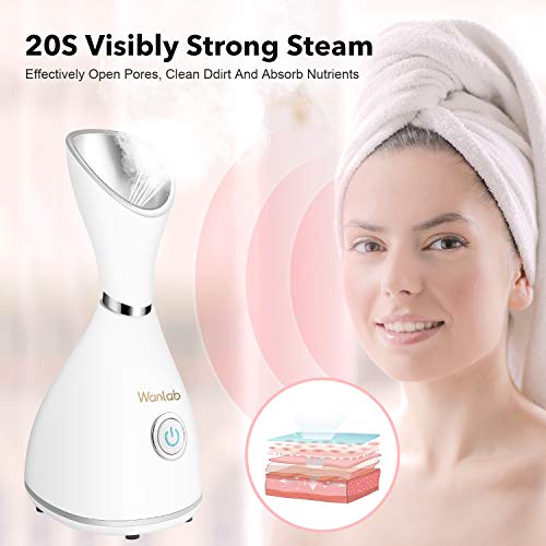 Portable Facial Steamer Nano Face Steamer Warm Mist Home Skin Spa