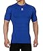 ARMEDES Men's Compression Quick Dry Baselayer Activewear Light Weight Short Sleeve T-Shirt