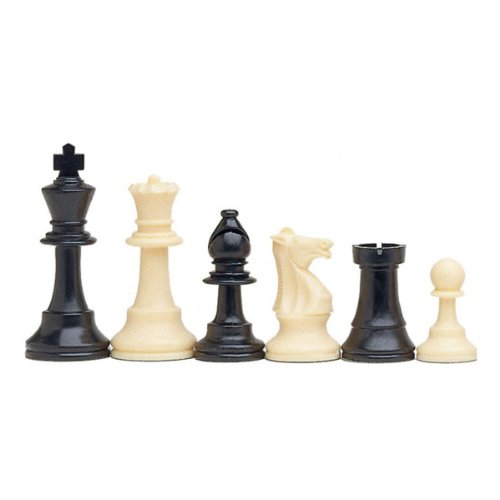 image for WE Games Complete Tournament Chess Set – Plastic Chess Pieces with G