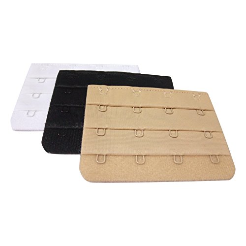 Bra Extender 2 Hooks/3 Hooks/4 Hooks Bra Band Extender 2/3/4 Hooks Soft Breathing Room (4-Hooks)