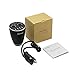 POTEK Car Cup Charger Built-in Emergency Escape Safety Hammer Multi Functional Car Power Adapter with 4 Piece 2.4A USB Ports and 2 Car Cigarette Lighter Socket for Android Phones, iPhone, Laptops