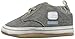 Robeez Boys' Cool and Casual RV Patch Crib Shoe, Cool and Casual RV Patch Dark Grey, 6-12 Months M US Infant