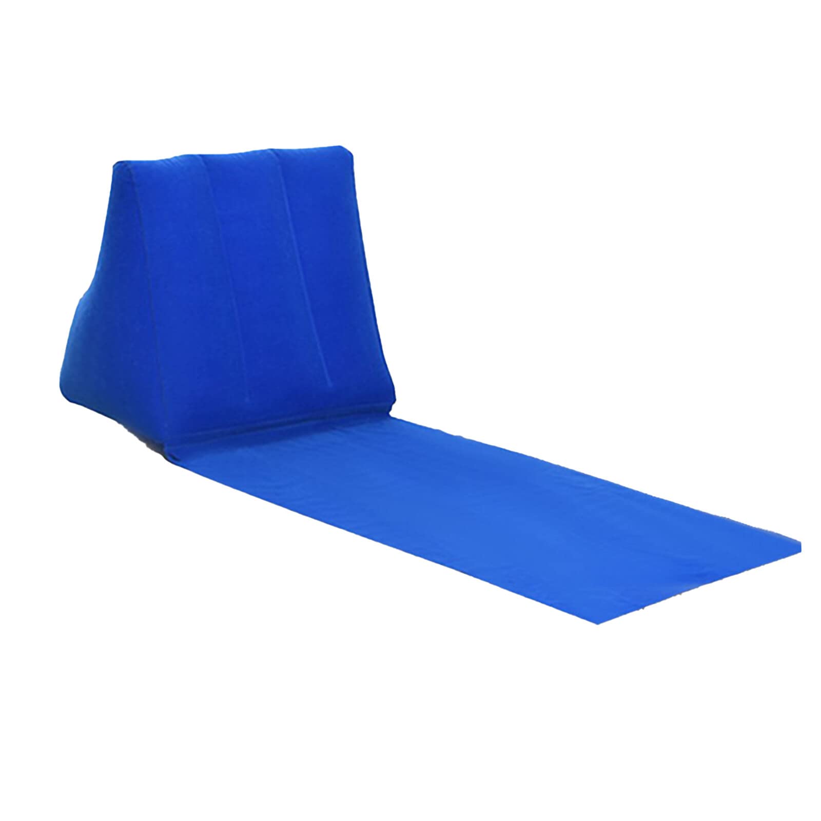 NCONCO Portable Beach Mat Lounge Chair Outdoor Inflatable Beach Mat Foldable Waterproof Flocking Back-Rest for Portable Travel Camping Outdoors, Beach