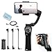 Snoppa Atom 3-Axis Foldable Handheld Gimbal Stabilizer for Smartphone iPhone Xs Max Xr X 8 Plus Samsung S9+ S9 S8 Action Camera GoPro Hero 7/6,Pocket-Sized,Wireless Charge,24H Run-time,310g Payload