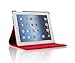 SingPad 360 Degree Rotating Stand Smart Cover PU Leather Case Apple New iPad 4 & 3 (3rd and 4th Generation with Retina Display) / IPad 2- Wake/Sleep Function (Red)