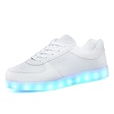 KaLeido Unisex Summer Style Mesh USB Charging 7 Colors LED Shoes Flashing Sneakers Light Up Sport Shoes