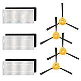isinlive Accessory Kit Compatible Ecovacs Deebot N79 & N79s Robotic Vacuum, 3 Filters & 4 Side Brushes