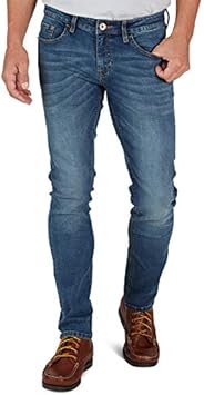 Weatherproof Vintage Men's Slim Fit Super-Soft Stretch Denim Jeans, Five Po