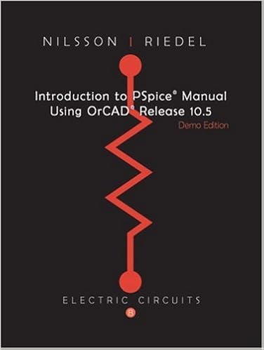 Introduction To Pspice For Electric Circuits James W - 