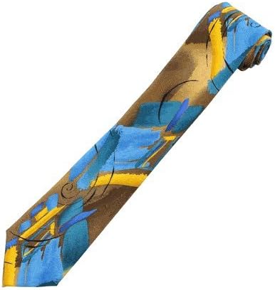 X-Long Jerry Garcia "Aztec Objects" Tie #9227/ Brown