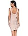 Meilun Women's Rayon Front Cross Cocktail Bandage Bodycon dress Small Beige