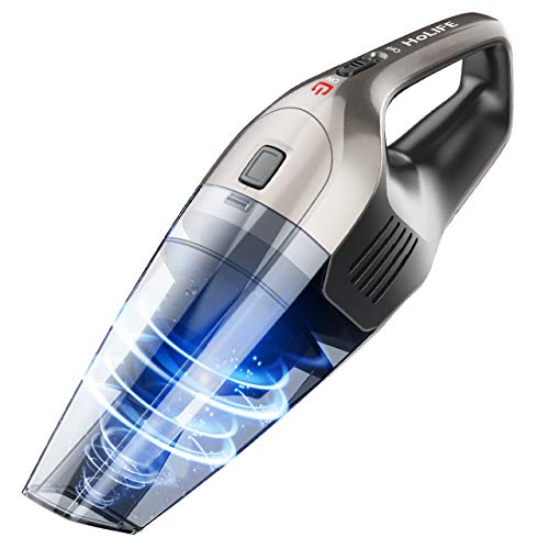 Holife 【2nd Gen】 Handheld Cordless Cleaner, 14.8V 100W 6K Pa Strong Cyclonic Suction Portable