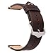 EACHE Leather Watch Bands 22mm For Men Vintage Watch Straps Dark Brown For Women Oil Wax Leather Replacement Watchband