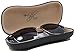 In Style Eyes Sellecks Non-Bifocal Reading Sunglasses, Semi-rimless Reader Glasses, Browline Frame - Non-Polarized Lens - Black - 1.75x