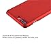 Antye Qi Wireless Charger Charging Receiver Case for iPhone 7 Plus, Matte Coated Finish & Ultra Slim Phone Back Cover Case with Flexible Connector - Red