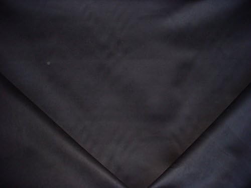 JLA Unisuede in Black - Jet Black Lined Faux Suede Leatherette Designer Microfiber Upholstery Drapery Fabric - By the Yard