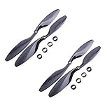 Andoer 2 Pairs Carbon Fiber 10x4.5