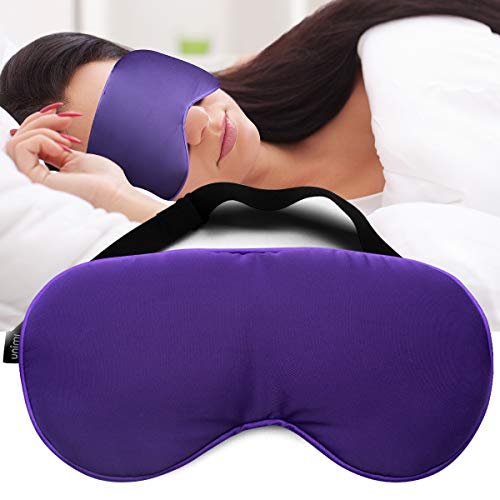 Unimi Sleep Mask Weighted Eye Mask for Puffiness, Pink Eyes, Headache