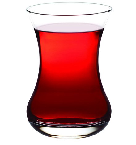 Pasabahce extra large turkish tea glasses - 6 glasses