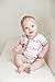 L'ovedbaby Unisex Baby Organic Cotton Short-Sleeve Kimono Bodysuit (0-3 Months, Mauve Hearts)