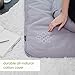 Mindful and Modern Zabuton Meditation Mat – Cotton Meditating Cushion for Best Kneeling and Sitting Support – Large Rectangular Floor Pillow for Zafu or Bench (Slate Grey)thumb 4
