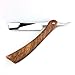 Handmade Straight Razor Retro Shaving Razor Stainless Steel Wood Handle Barber Razor Collector's Edition Gift for Men folding knife