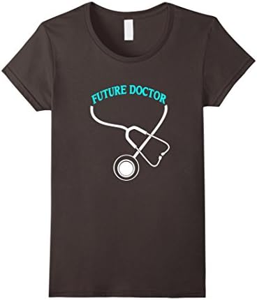 Womens Future Doctor Gift T-Shirt Large Asphalt