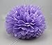 Jesipi Lavender Purple Lilac Tissue Paper Pom Poms Wedding Decorations Ideas Hanging Party Tissue Flowers in 3