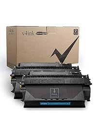 v4ink & # 174; 2 Pack   Cartucho de tóner Sustitución para HP CF280 X 80 X 6.900 páginas compatibles para uso en HP LaserJet Pro 400 M401dne, HP Pro 400 M401 N, HP Pro 400 M401dw, HP Pro 400 MFP M425dn Series Impresoras