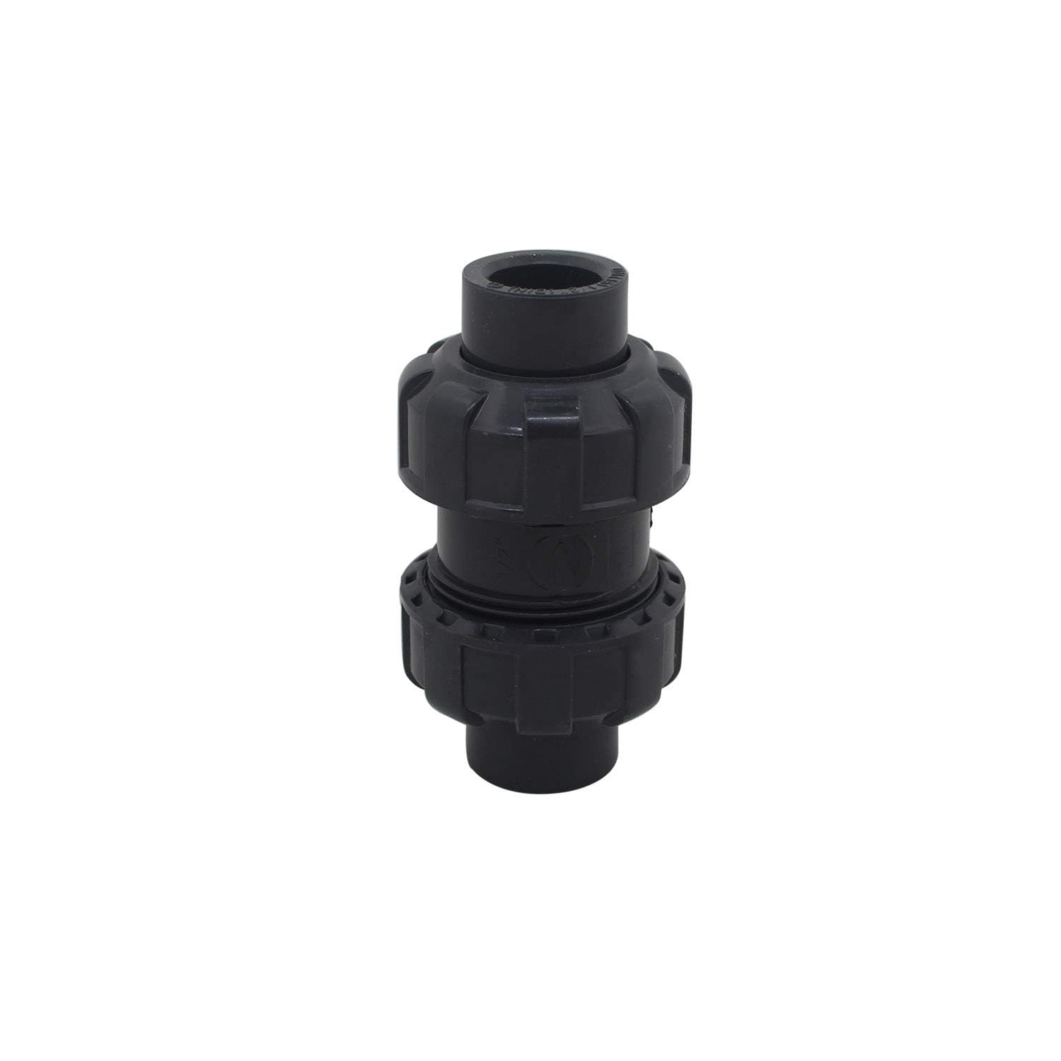Pool Ball Valve Swimming Pool Non Return Valve Water PVC Check Valve Anti Return Valve (Internal Diameter 25mm)