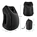 simptech Inflatable Travel Pillow,Airplane Pillow with Super Soft Slipcover, Big Valve Design Inflate and Deflate in Seconds, Unfolding Used As Lumbar Support