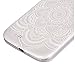 G360 Case, Galaxy Core Prime Case, Silverback(TM) ULTRA SLIM Paisley Flower Hard Plastic Clear Case Skin Cover for Samsung Galaxy Core Prime G360 (Henna Full Mandala Floral)