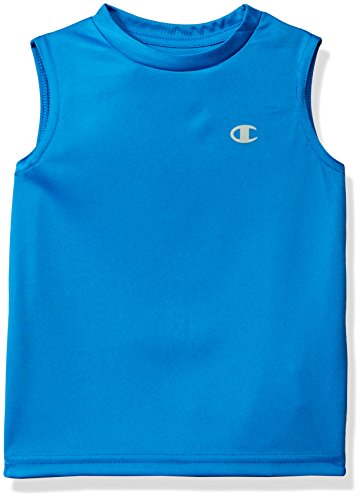 Champion  Little Boys' Performance Muscle Tank , Team Blue, 7