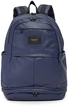 STATE Men's Lenox Coated Canvas Backpack, Navy, One Size