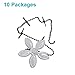 10 Package Flower Bathroom Drain Strainer Hair Catcher Bathtub Shower Drain Cover Hair Trap Hair Catcher Bathtub Drain Strainers Protectors Cover Filter Chain Hook for Kitchen and Bathroom Barthtub