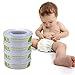 Tact-Pro Refill for Diaper Genie Diaper Pails 4 Pack - 1,120 Count (Improved Version)