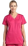 White Cross Women's Allure Side Panel Scrub Top