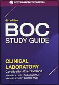  Board Of Certification Study Guide Clinical Laboratory Certification Examinations Enhanced 6th Edition 9780891896609 Ascp Board Of Certification Books