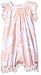 Burt's Bees Baby Baby Girls' Organic Short Sleeve Romper, Grapefruit, 12 Months