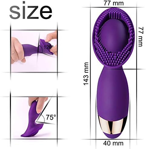 Female 10 Frequency Waterproof Vibration Wand for Women Tongue Vibrant Toy
