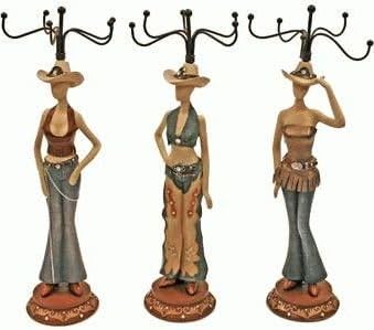 Western Cowgirl Jewelry Holder (1-pc Random) (Great For: Necklaces, Bracelets, Hair Bands, Rings)