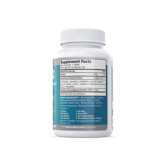 Balance ONE Probiotic, Daily Probiotics for Women & Men, Shelf Stable