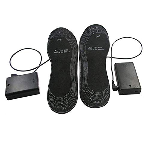Heated Insole,Cut-to-Fit 36-46 Multiple Sizes Unisex Flexible Rechargeable Heated Shoes Insoles Battery Powered Heating Warm Shoe Pad for Hunting, Fishing, Hiking, Camping - Thumbnail 2